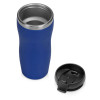 Термокружка "Double wall mug C1", soft touch, 350 мл, синий (Р)