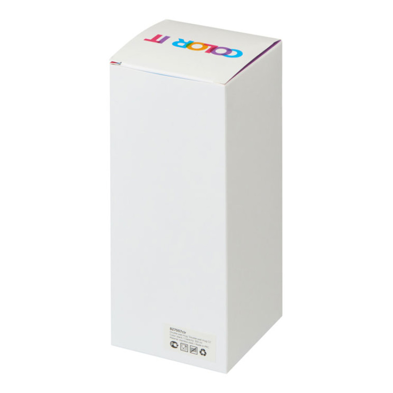 Термокружка "Double wall mug C1", soft touch, 350 мл, черный