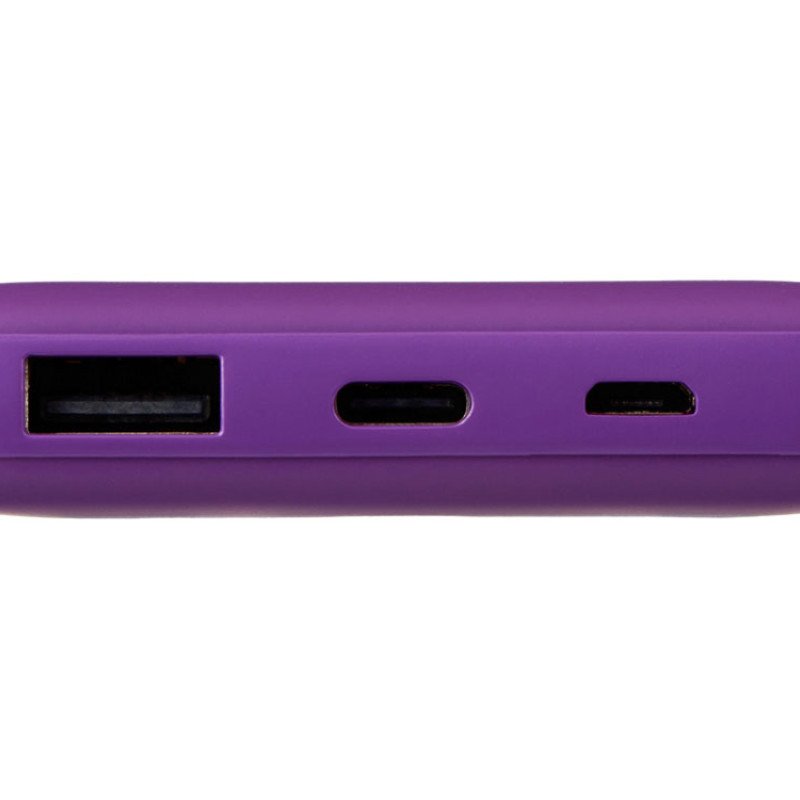 Внешний аккумулятор "Powerbank C2", 10000 mAh, фиолетовый Внешний аккумулятор "Powerbank C2", 10000 mAh, фиолетовый