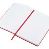 Бизнес-блокнот C2 софт-тач, твердая обложка, 128 листов, красный