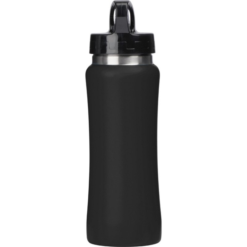 Бутылка для воды "Bottle C1", сталь, soft touch, 600 мл, черный Бутылка для воды "Bottle C1", сталь, soft touch, 600 мл, черный