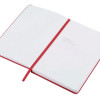 Бизнес-блокнот C2 софт-тач, твердая обложка, 128 листов, красный