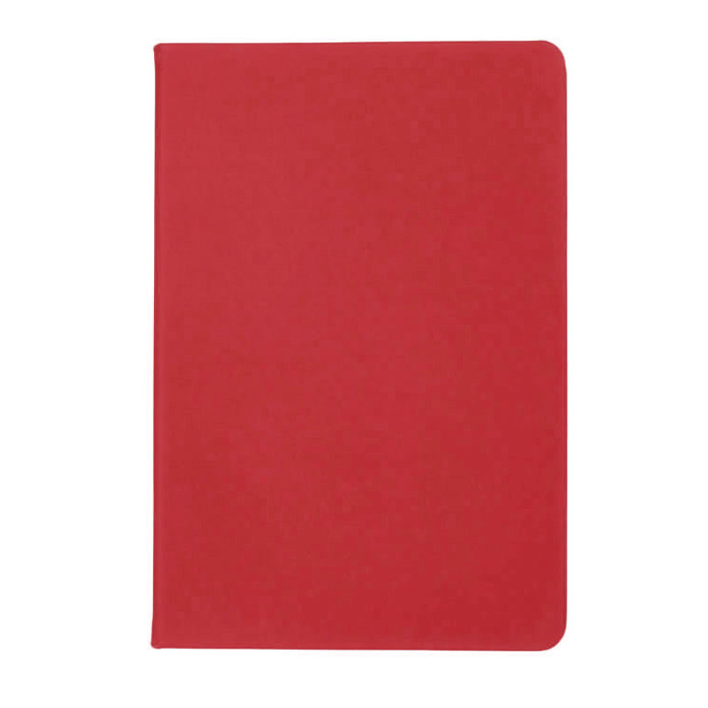 Бизнес-блокнот C2 софт-тач, твердая обложка, 128 листов, красный