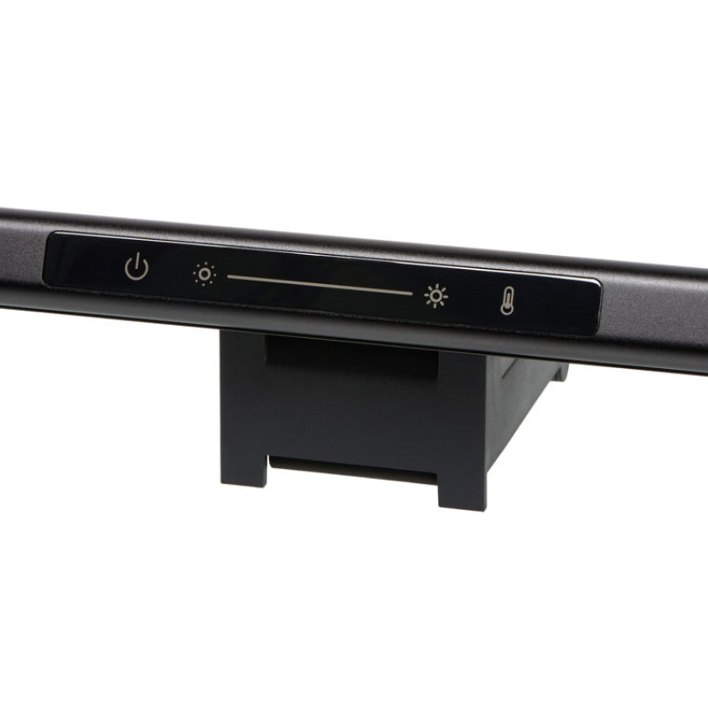 Лампа для монитора «PractIQ» с датчиком движения, 66 LED, диммер, черный