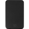 Магнитный беспроводной внешний аккумулятор "Razor", 5000 mAh, металл, черный (Р)