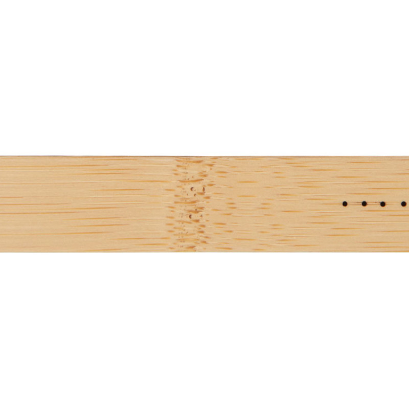 Внешний аккумулятор с подсветкой лого «Reedia S2», 5000 mAh, бамбук, черный