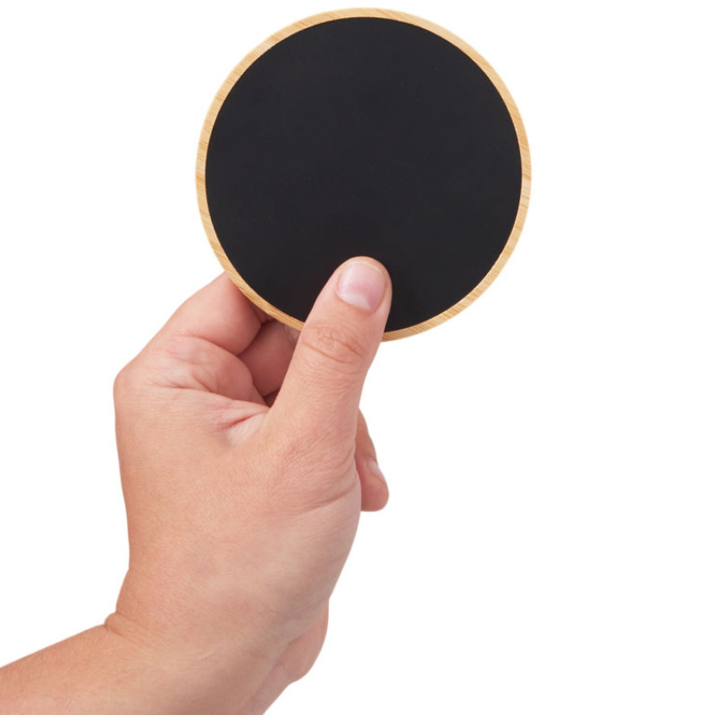 Беспроводное зарядное устройство с подсветкой лого «Reedia S3», 15 Вт, бамбук, черный