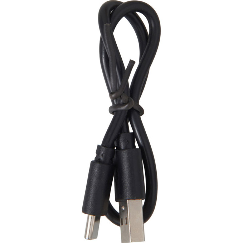 Внешний аккумулятор с подсветкой лого «Reedia S2», 5000 mAh, бамбук, черный