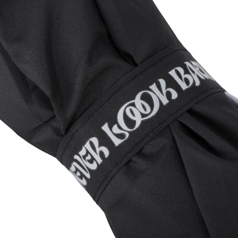 Зонт-полуавтомат складной Marvy с проявляющимся рисунком, черный (термотрансфер)