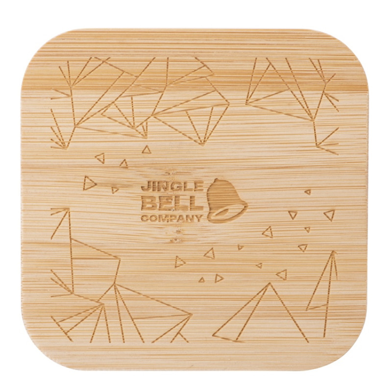 Eмкость для хранения «Flake», бежевый, натуральный, с гравировкой