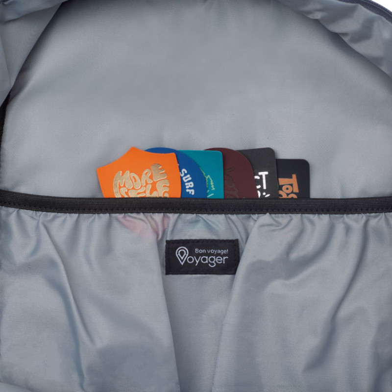 Рюкзак Glaze для ноутбука 15'', серый с патчем