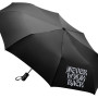 Зонт-полуавтомат складной Marvy с проявляющимся рисунком, черный (термотрансфер)