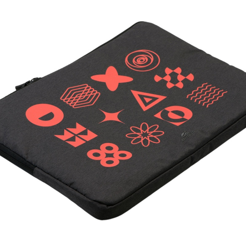 RIVACASE 7705 black ECO чехол для ноутбука 15.6" / 12 (термотрансфер)