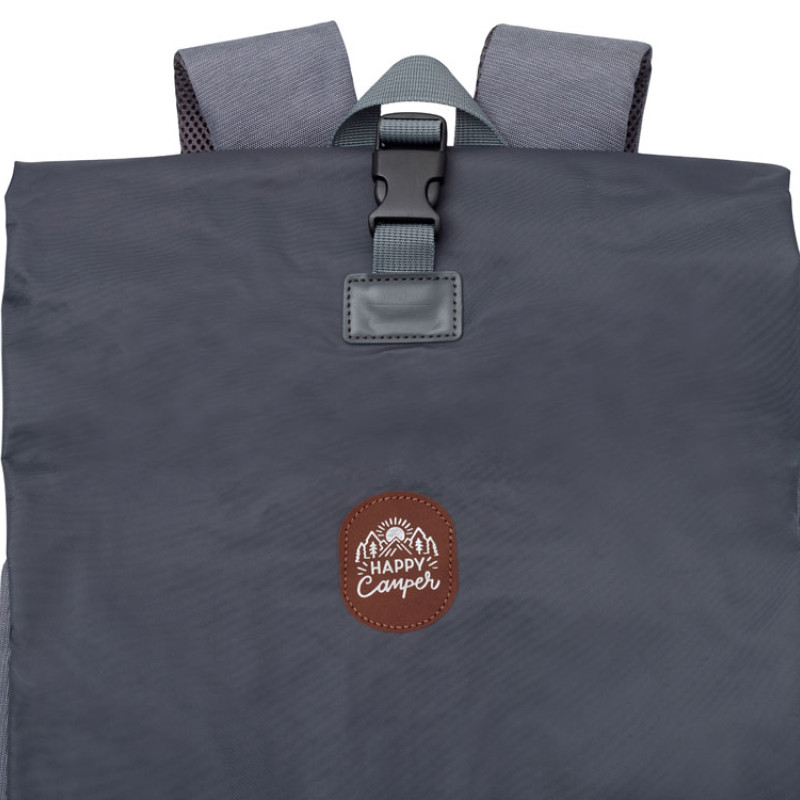 Рюкзак Glaze для ноутбука 15'', серый с патчем