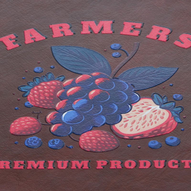 Набор аксессуаров для вина «Fabrizio», коричневый с рельефной УФ-печатью