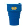 Силиконовый складной стакан «GoCup», синий индиго, тампопечать