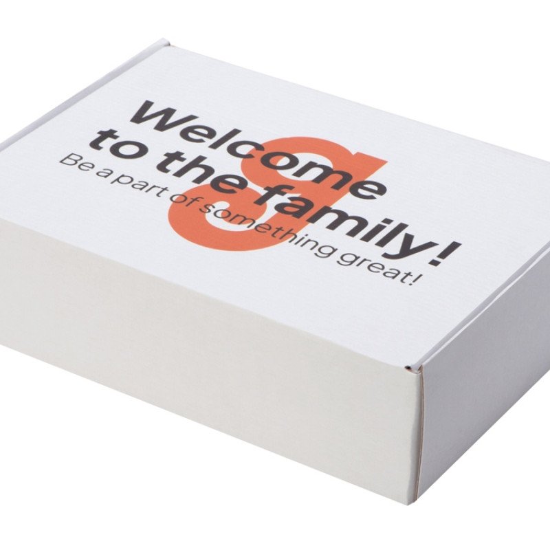 Коробка подарочная «Zand» M, белый (уф на вылет)