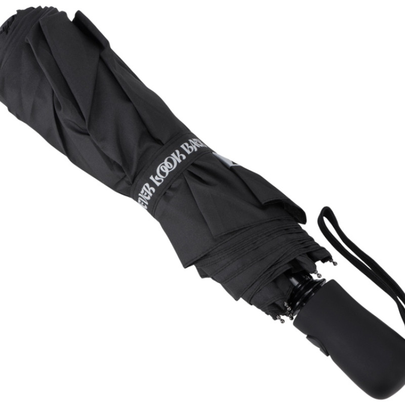 Зонт-полуавтомат складной Marvy с проявляющимся рисунком, черный (термотрансфер)