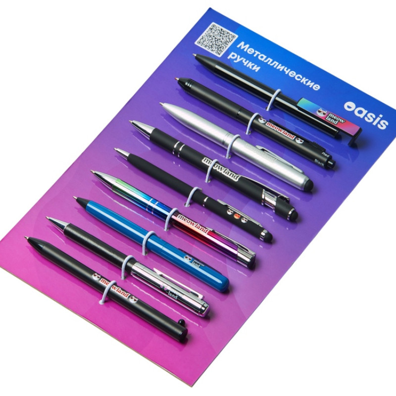 Промо-сет метталических ручек
