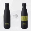 Вакуумная термобутылка «Vacuum bottle C1», soft touch, 500 мл, черный, с УФ печатью Вакуумная термобутылка «Vacuum bottle C1», soft touch, 500 мл, черный, с УФ печатью