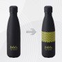 Вакуумная термобутылка «Vacuum bottle C1», soft touch, 500 мл, черный, с УФ печатью
