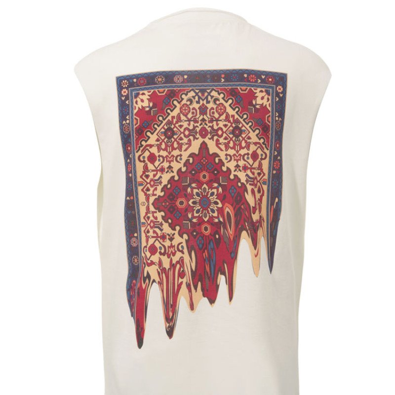 Майка оверсайз «Berlin», унисекс, молочный, ДТФ текстиль и Текстильный принтер