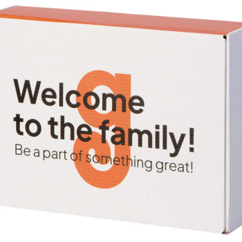 Коробка подарочная «Zand» M, белый (уф на вылет)