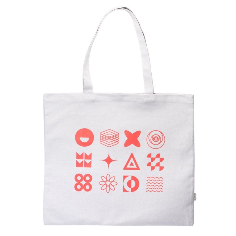 Сумка Rejenny из переработанного хлопка, светло-серый (термотрансфер)