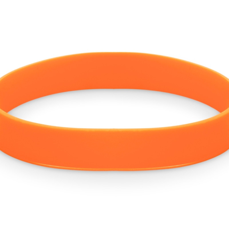 Силиконовый браслет "Forest" 202*12 мм, оранжевый
