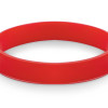 Силиконовый браслет "Forest" 202*12 мм, красный