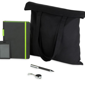 Welcome pack "Favorite Boss", черный/зеленое яблоко