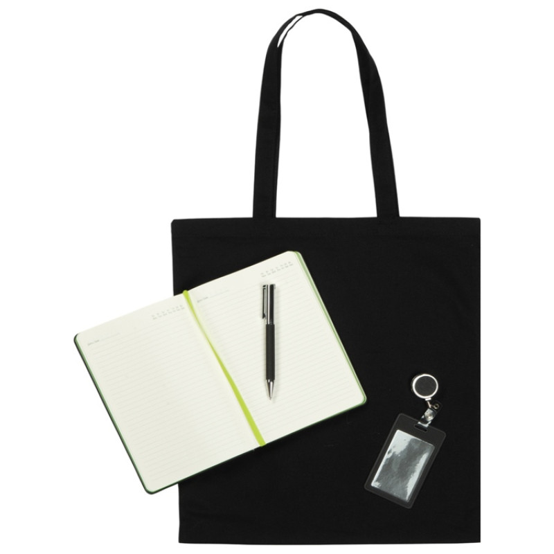 Welcome pack "Favorite Boss", черный/зеленое яблоко