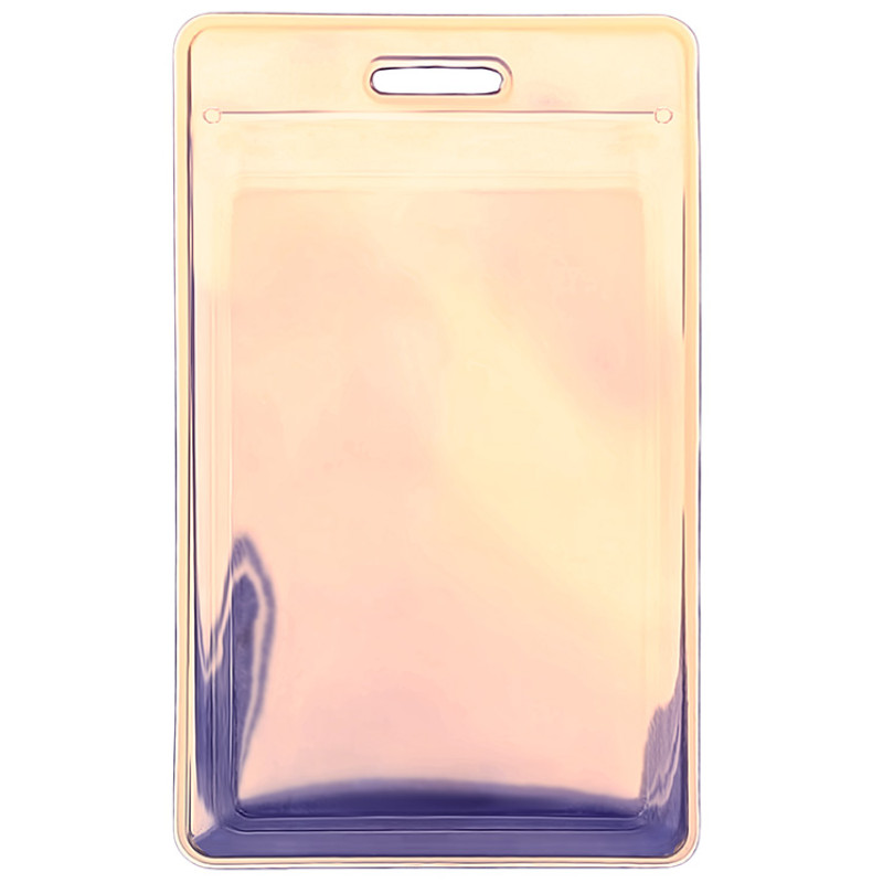 Чехол для пропуска переливающийся "Aurora", мультицвет