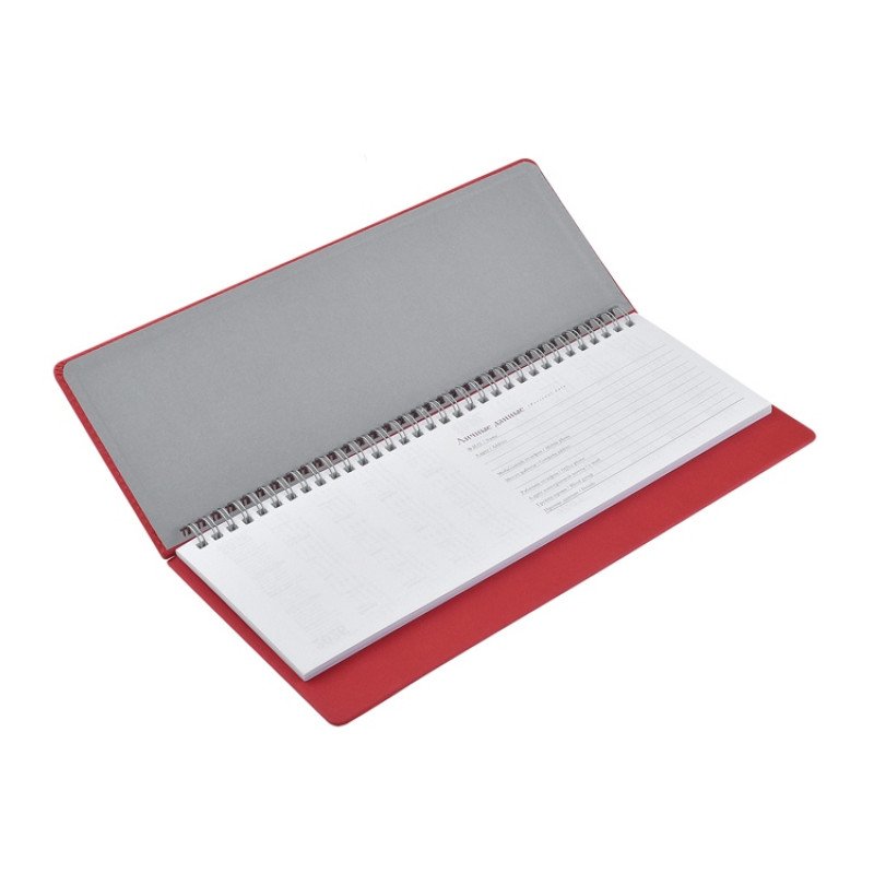 Планинг датированный «Velvet» 2026, красный