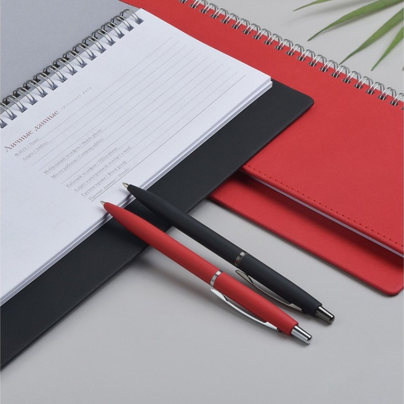 Планинг датированный «Velvet» 2026, красный