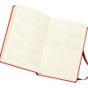 Ежедневник Moleskine Classic (2022), Pocket (9х14), красный, твердая обложка
