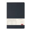 Ежедневник А5 датированный "Megapolis Nappa" на 2026, темно-синий navy