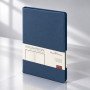 Ежедневник А5 датированный "Megapolis Nappa" на 2027, темно-синий