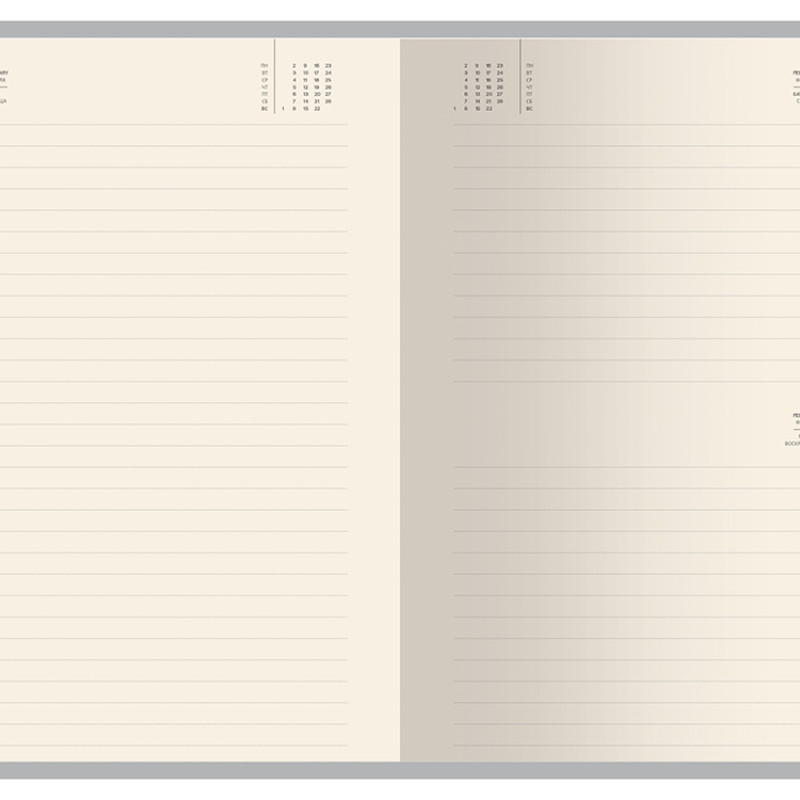 Ежедневник А5 датированный "Megapolis Color" 2026, синий