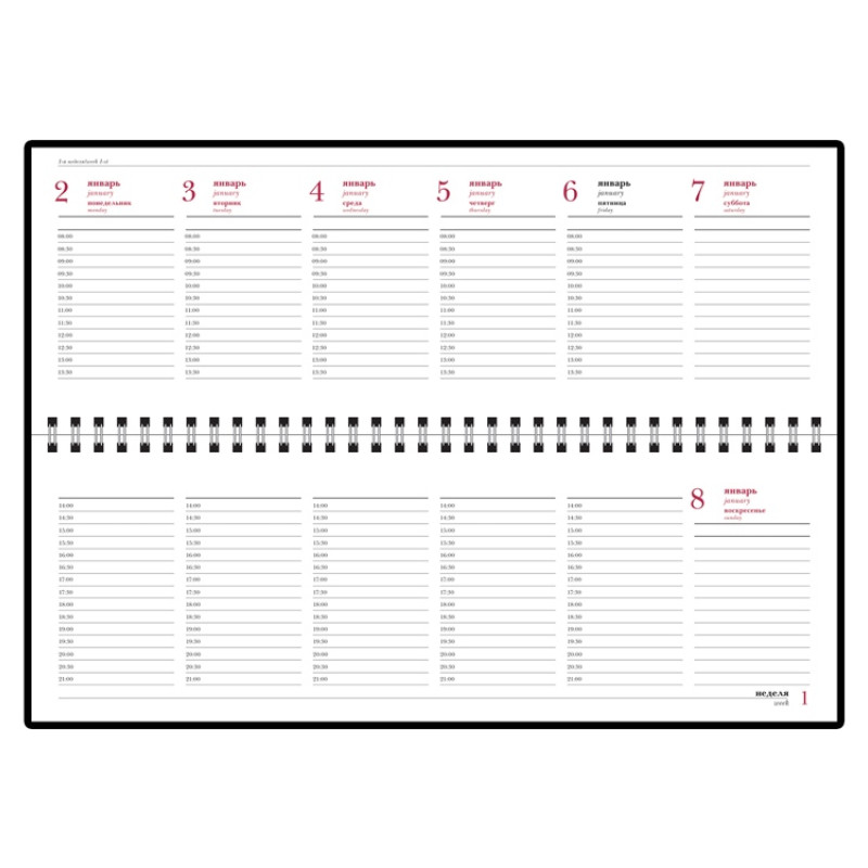 Планинг датированный «Ideal New» 2025, черный
