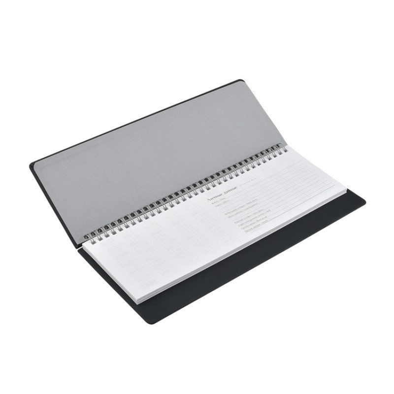 Планинг датированный «Velvet» 2026, черный