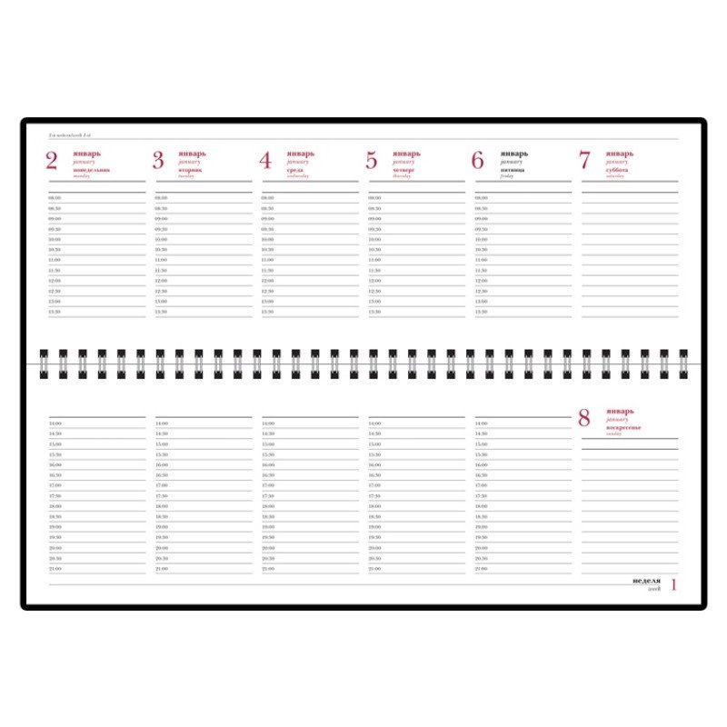 Планинг датированный «Бумвинил» 2025, коричневый