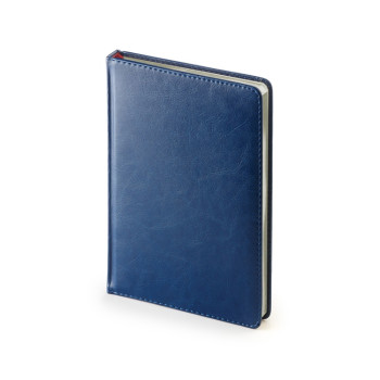 Ежедневник А5 датированный «Sidney Nebraska» 2026, синий (серебристый обрез)