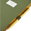 Ежедневник недатированный А5 "Verde" с нашивкой, зеленый