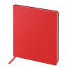 Еженедельник с каменной бумагой А5+ "Carrara", красный