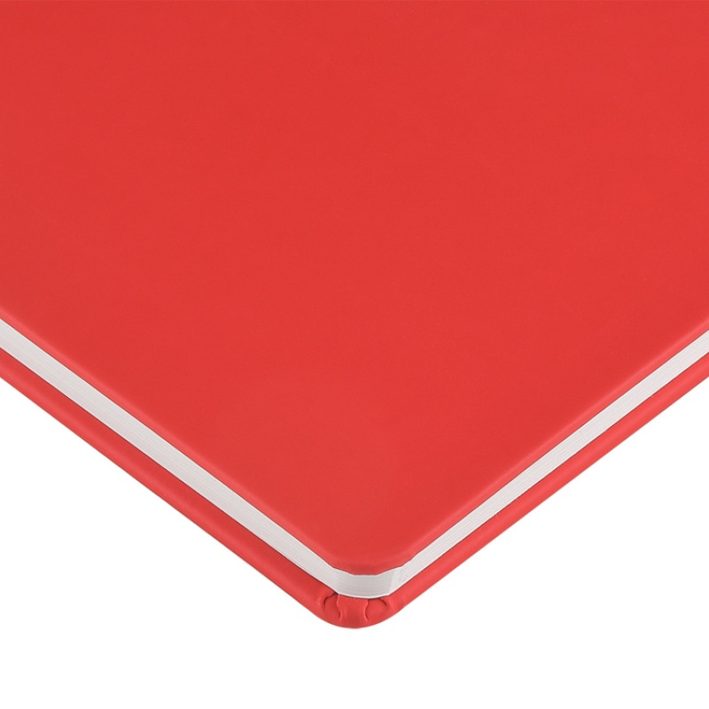 Еженедельник с каменной бумагой А5+ "Carrara", красный