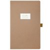 Ежедневник недатированный А5 "Total beige" с нашивкой, бежевый