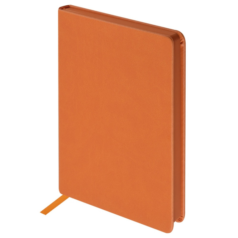 Ежедневник А5 "Megapolis Color" soft-touch, оранжевый