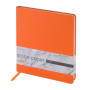 Еженедельник с каменной бумагой А5+ "Carrara", оранжевый