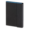 Ежедневник недатированный с магнитным клапаном А5 "Venezia", черный